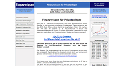 Desktop Screenshot of finanzwissen.de